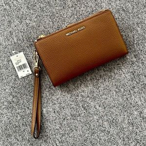 Michael Kors Tan Wristlet Wallet